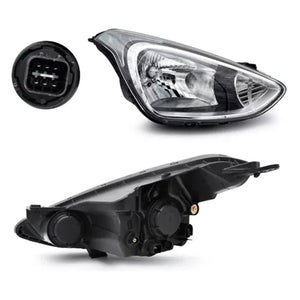 Faro Grand i10 15-20 negro manual derecho