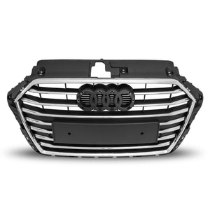 Parrilla Audi A3 17-20 c/moldura cromo