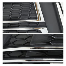 Load image into Gallery viewer, Rejilla Audi A4 S-line 17-19 c/filo cromo izquierda