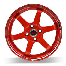 Load image into Gallery viewer, Rin 15x6.5 -- 4/100Rojo+Filo maquinado4073.1