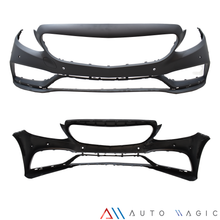 Load image into Gallery viewer, Defensa delantera Mercedes AMG clase C 15-20 completa con accesorios