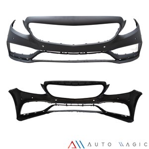 Defensa delantera Mercedes AMG clase C 15-20 completa con accesorios