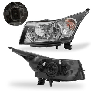 Faro Cruze 10-16 negro izquierdo