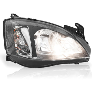Faro Corsa Tornado 03-08 liso negro derecho