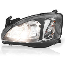 Load image into Gallery viewer, Faro Corsa Tornado 03-08 liso negro izquierdo