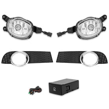 Load image into Gallery viewer, Kit faros de niebla Aveo 12-17 KIT c/arnes switch oem y focos H3