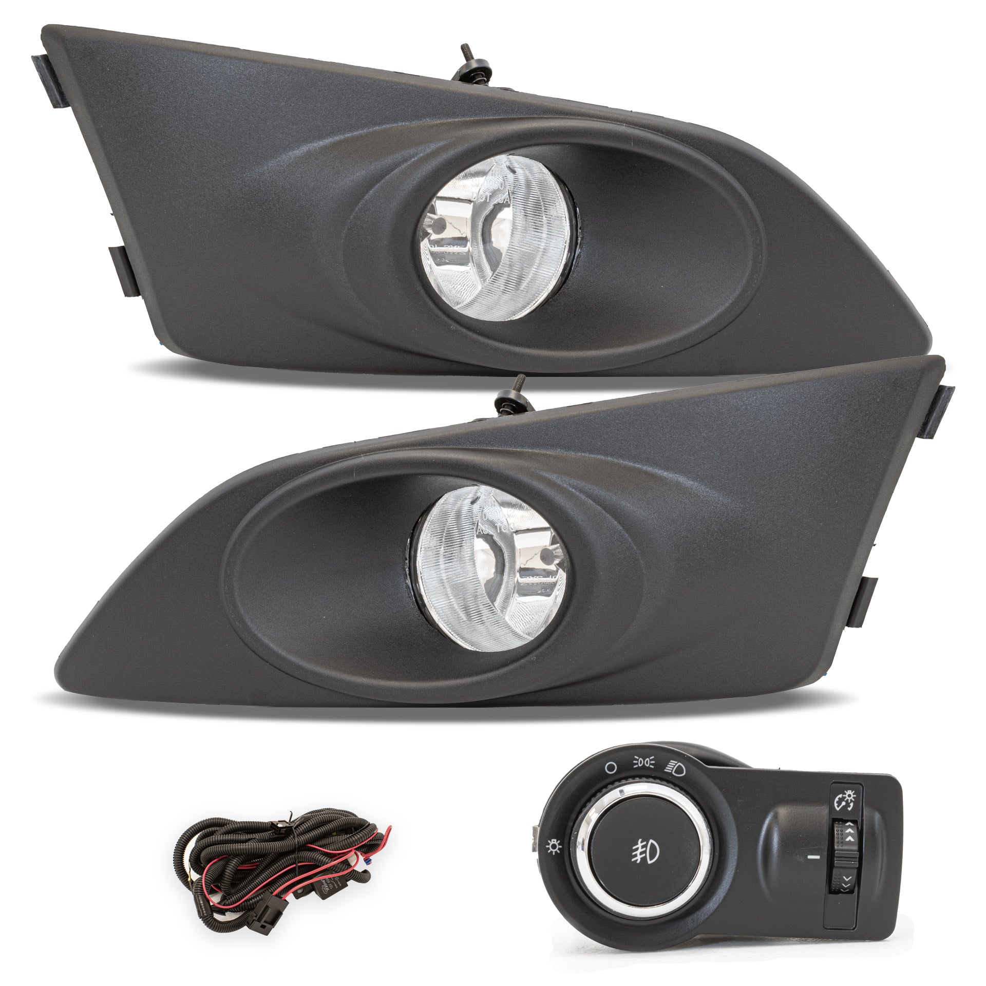Kit Faros de niebla Sonic12-16 c/arnes switch Universal y focos 881