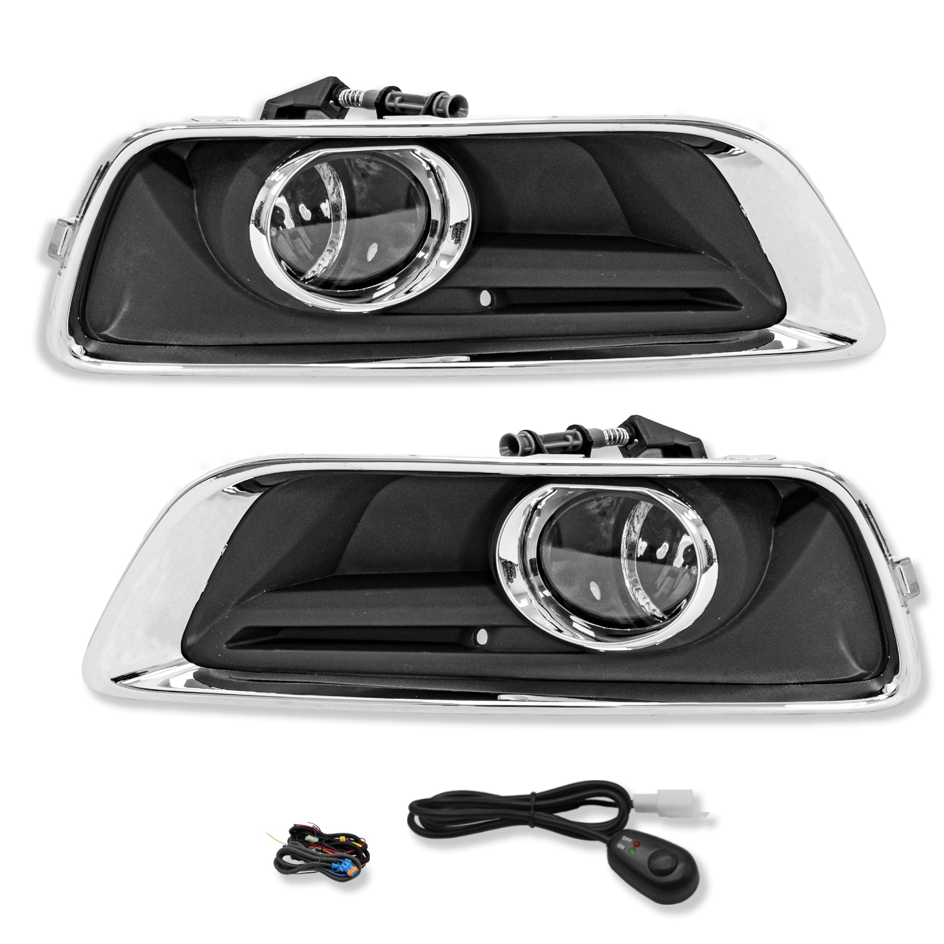 Kit Faros de niebla Malibu 13-15 c/arnes switch Universal y focos