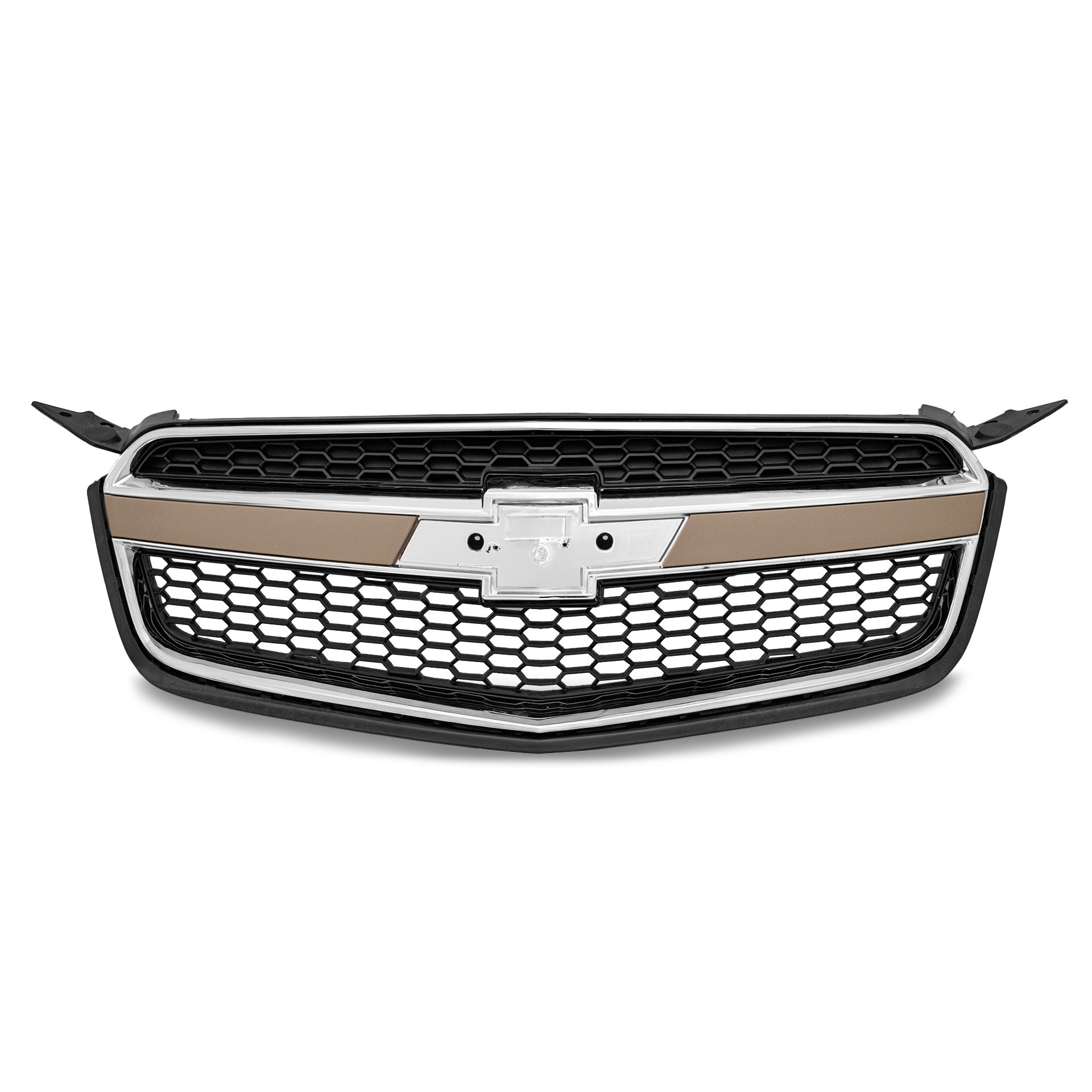 Parrilla Aveo cromo 17.5-18 c/moldura cromo