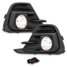 Cargar imagen en el visor de la galería, Kit faros de niebla Spark 17-18 c/arnes switch oem y focos Filo Cromo H16