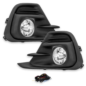 Kit faros de niebla Spark 17-18 c/arnes switch oem y focos Filo Cromo H16