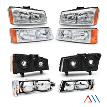Load image into Gallery viewer, Faros Silverado Cheyenne 03-07 fondo cromo Performance