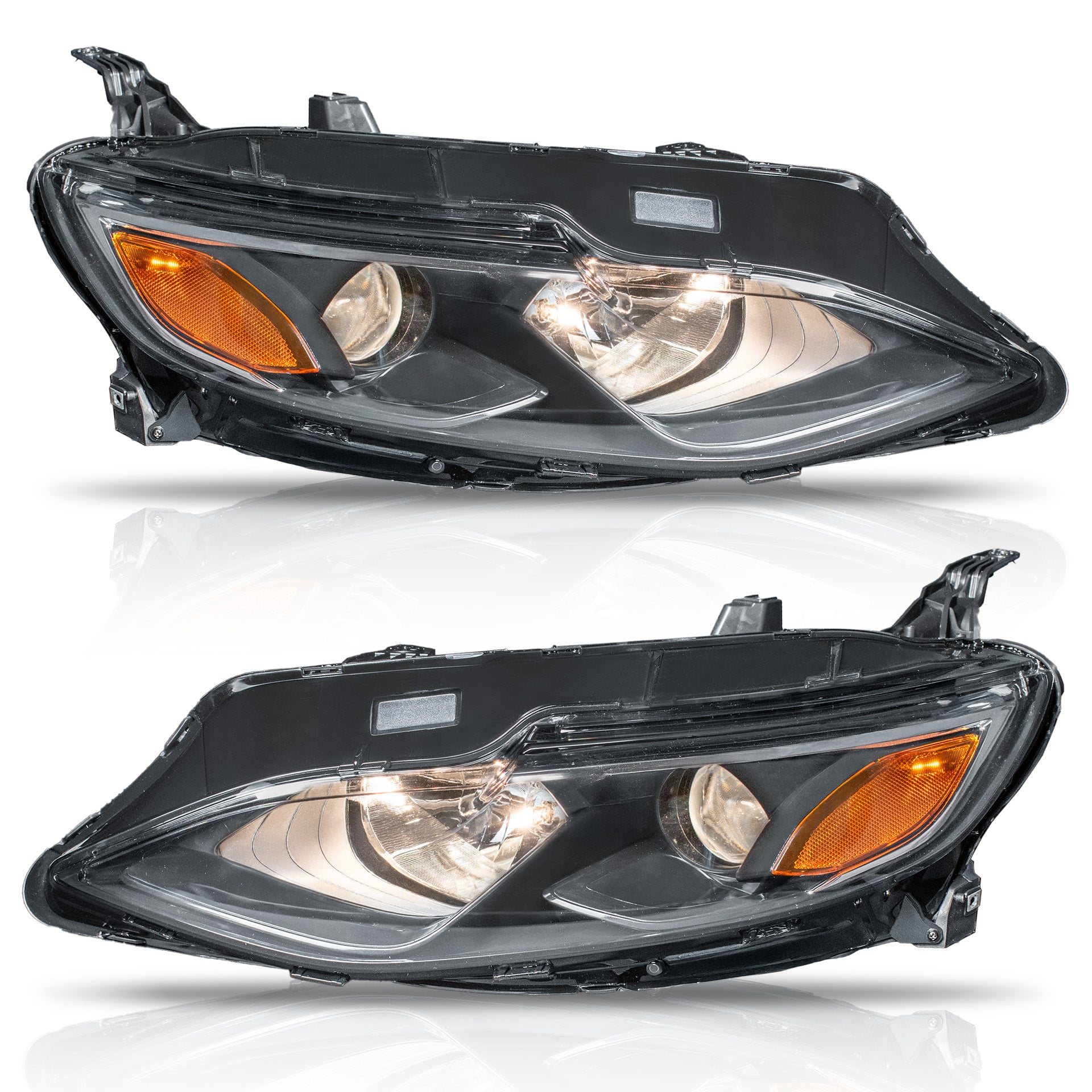 Faros Malibu 19-23 fondo negro con lus de dia performance