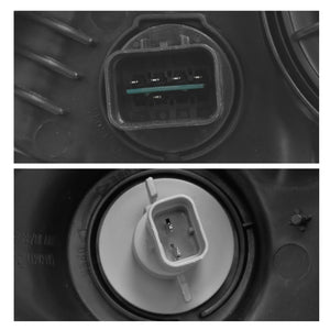 Faro Sonic 12-16 ltz c/aros cromados s/reflejante derecho