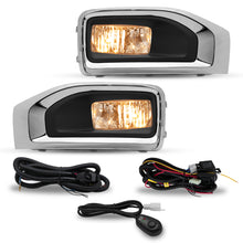 Load image into Gallery viewer, Kit faros de niebla Yukon Denali 15-16 filo cromo  c/arnes, switch universal y focos