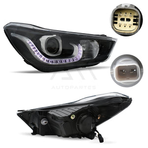 Faro Spark 17-20 Active, ltz c/lupa c/luz de dia derecho