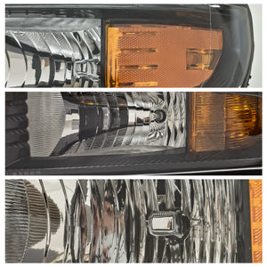 Faro Silverado cheyenne 19-22 negro izquierdo