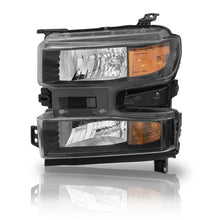 Load image into Gallery viewer, Faro Silverado cheyenne 19-22 negro izquierdo