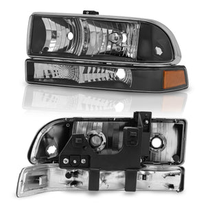 Faros Blazer / S10 95-03 negros performance