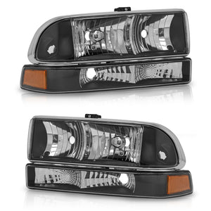 Faros Blazer / S10 95-03 negros performance
