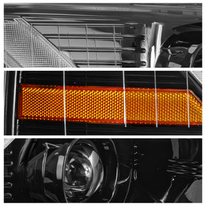 Faros Cheyenne Silverado 07-13 negros c/luz de dia+ lupa performance