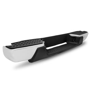 Defensa trasera Colorado 04-07 cromo s/sensor