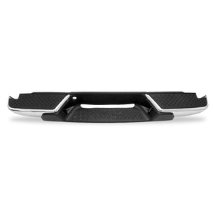 Defensa trasera Colorado 04-07 cromo s/sensor