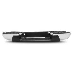 Defensa trasera Colorado 04-07 cromo s/sensor