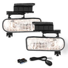 Cargar imagen en el visor de la galería, Kit faros de niebla Suburban Silverado 00-02 c/arnes switch Universal y focos 880