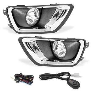 Kit faros de niebla Colorado16-20 c/arnes switch Universal y focos H16