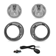 Cargar imagen en el visor de la galería, Kit faros de niebla Camaro 10-13 c/arnes switch Universal y focos H16