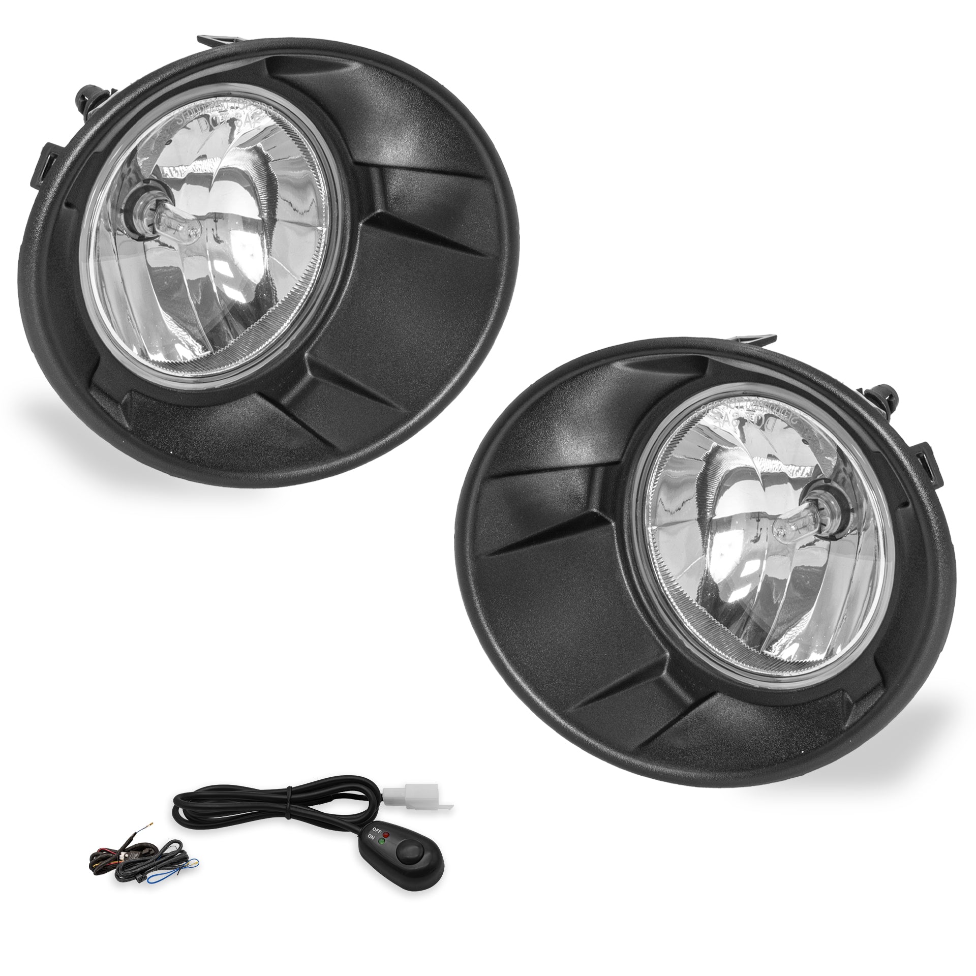 Kit faros de niebla Camaro 10-13 c/arnes switch Universal y focos H16