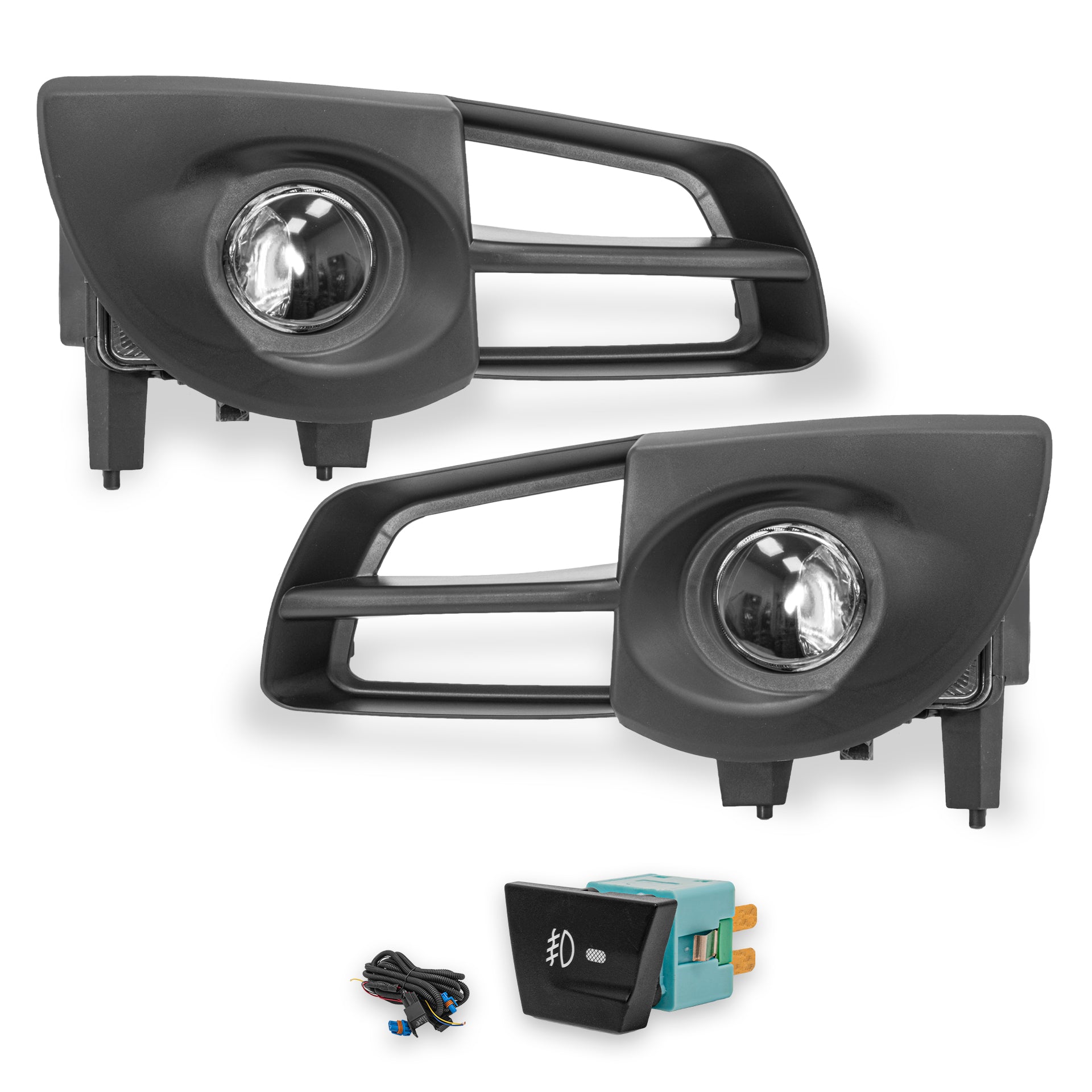 Kit faros de niebla Tornado 11-17 c/arnes switch oem y focos H11