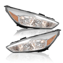 Load image into Gallery viewer, Faro Focus 15-17 c/luz de dia led cromo izquierdo