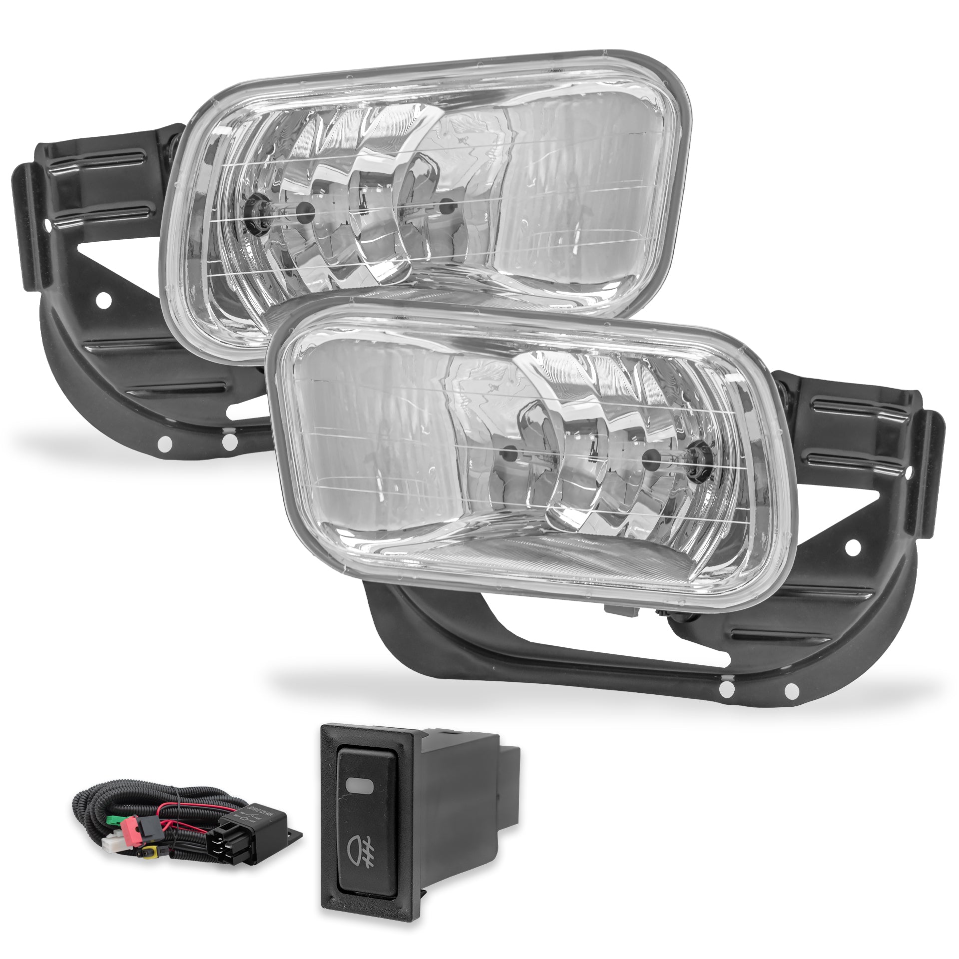Kit faros de niebla Ram 09-12 c/arnes switch Universal y focosH10