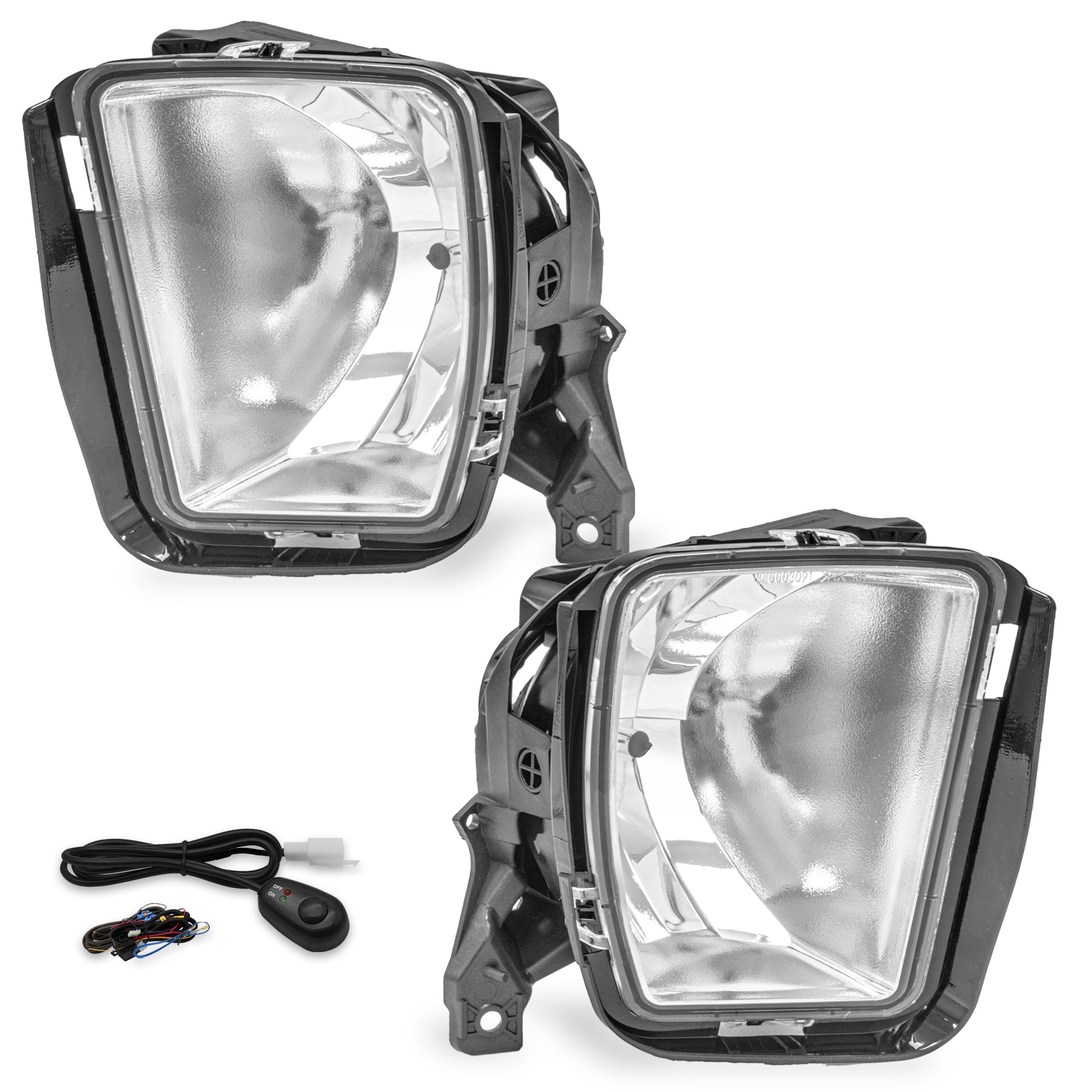 Kit faros de niebla Ram 13-18 c/arnes switch Universal y focos 9006