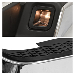 Defensa trasera Ram 09-18 cromo s/sensor para 2/escapes