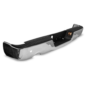 Defensa trasera Ram 09-18 cromo c/sensor para 2/escapes