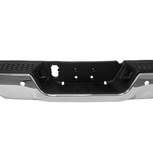 Defensa trasera Ram 09-18 cromo c/sensor para 2/escapes