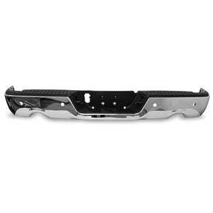 Defensa trasera Ram 09-18 cromo c/sensor para 2/escapes