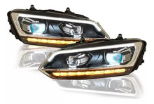 Cargar imagen en el visor de la galería, Faros Vento Polo 14-22 doble lupa, DRL direccionales LED secuenciales, H7 sin focos Performance
