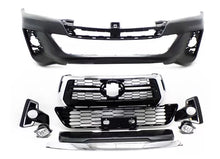 Load image into Gallery viewer, Defensa Hilux 16-23 conversion Rocco con faros LED, rejillas parrilla