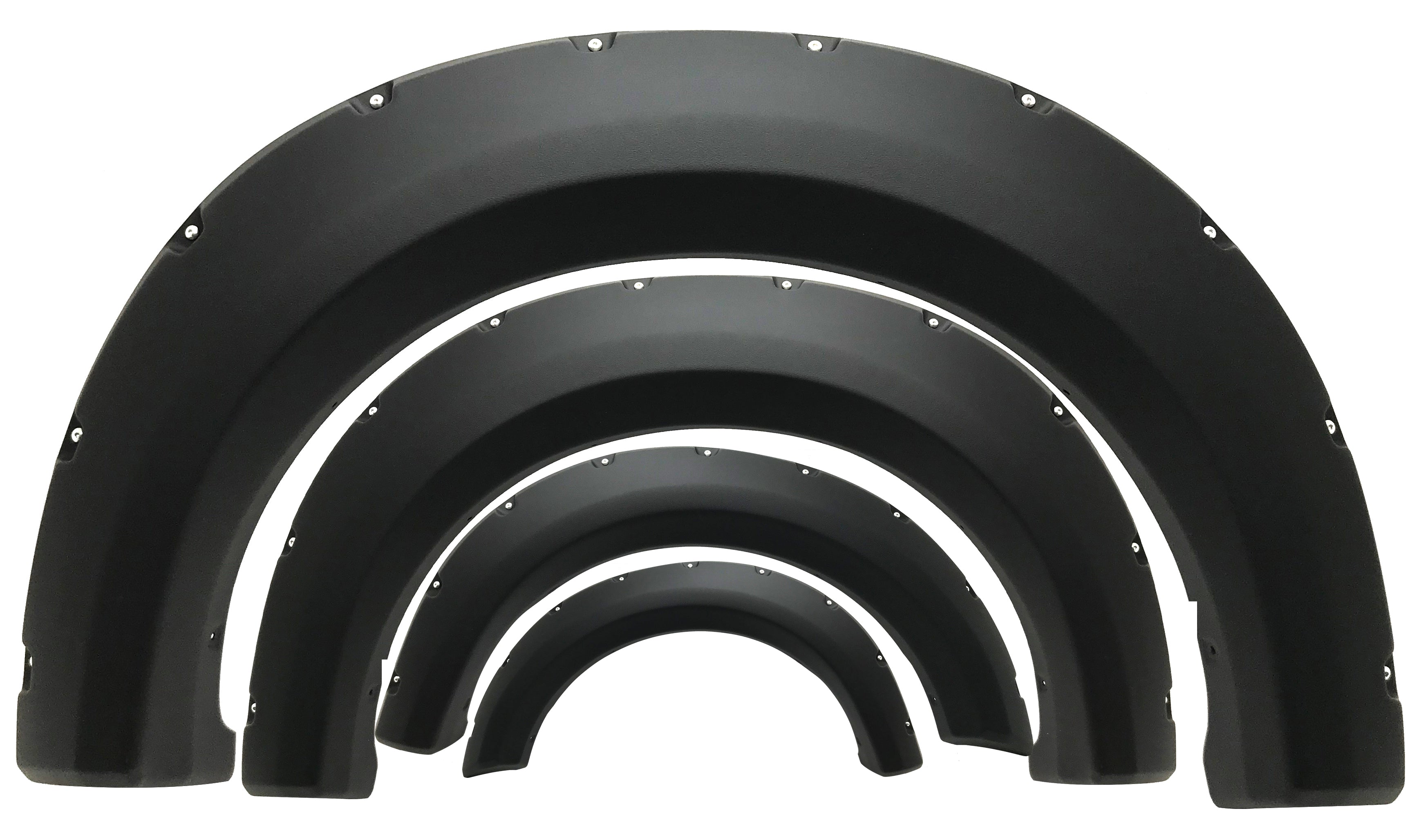 Cantoneras F150 09-14 negro mate
