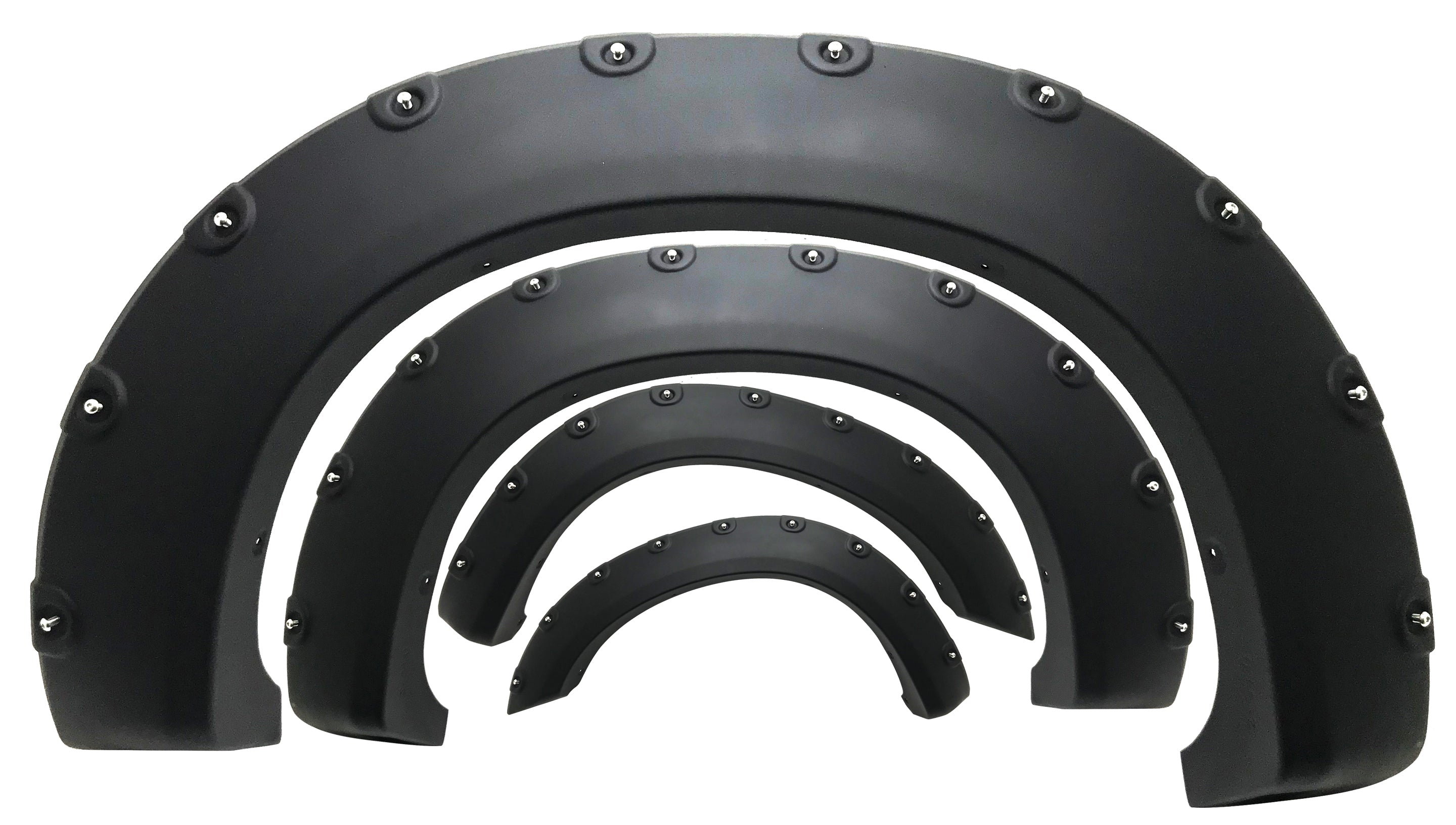 Cantoneras F-250 F-350 11-15 negro matte