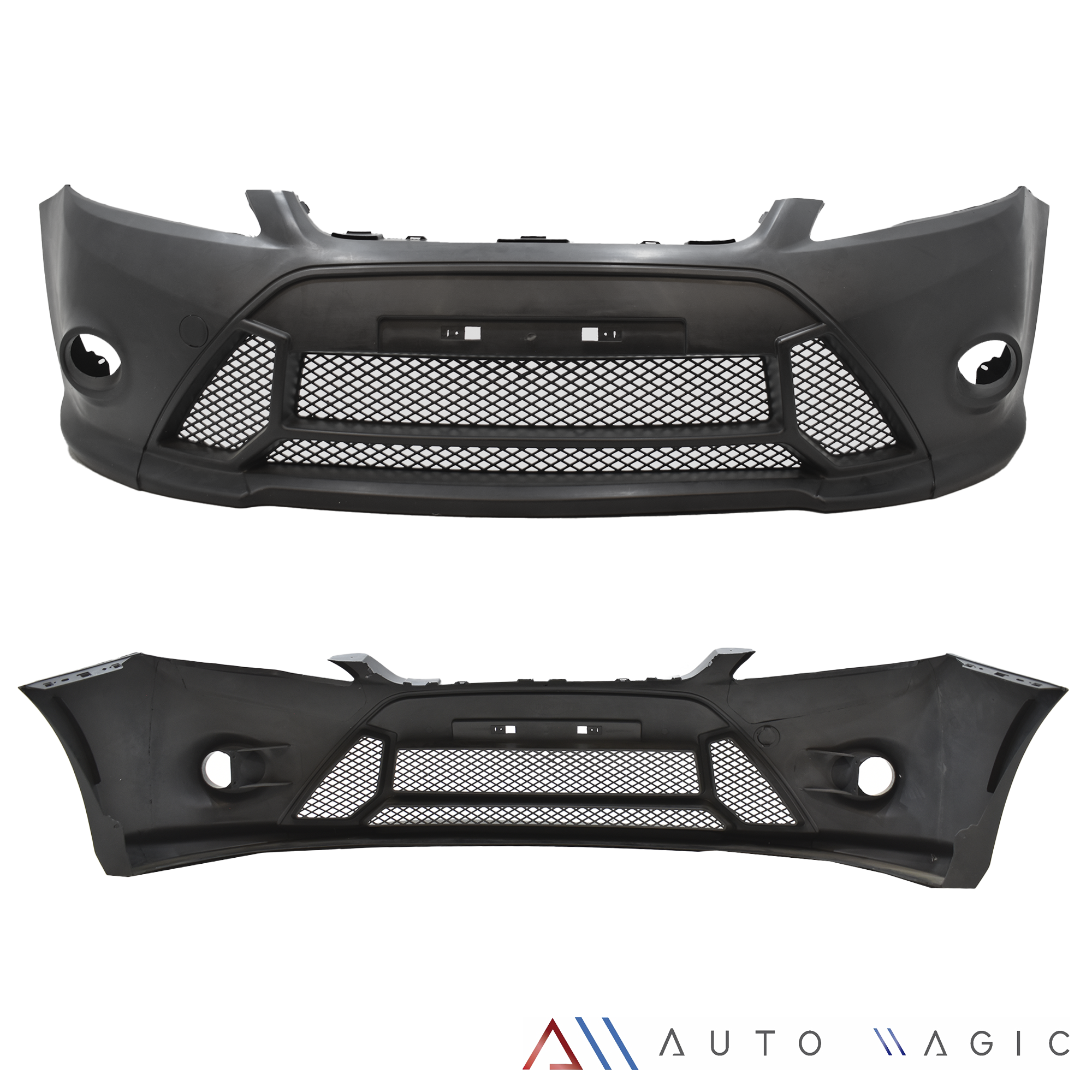 Defensa focus Rs completa con rejillas sin faros.