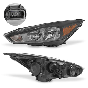 Faro Focus 15-16 negro izquierdo