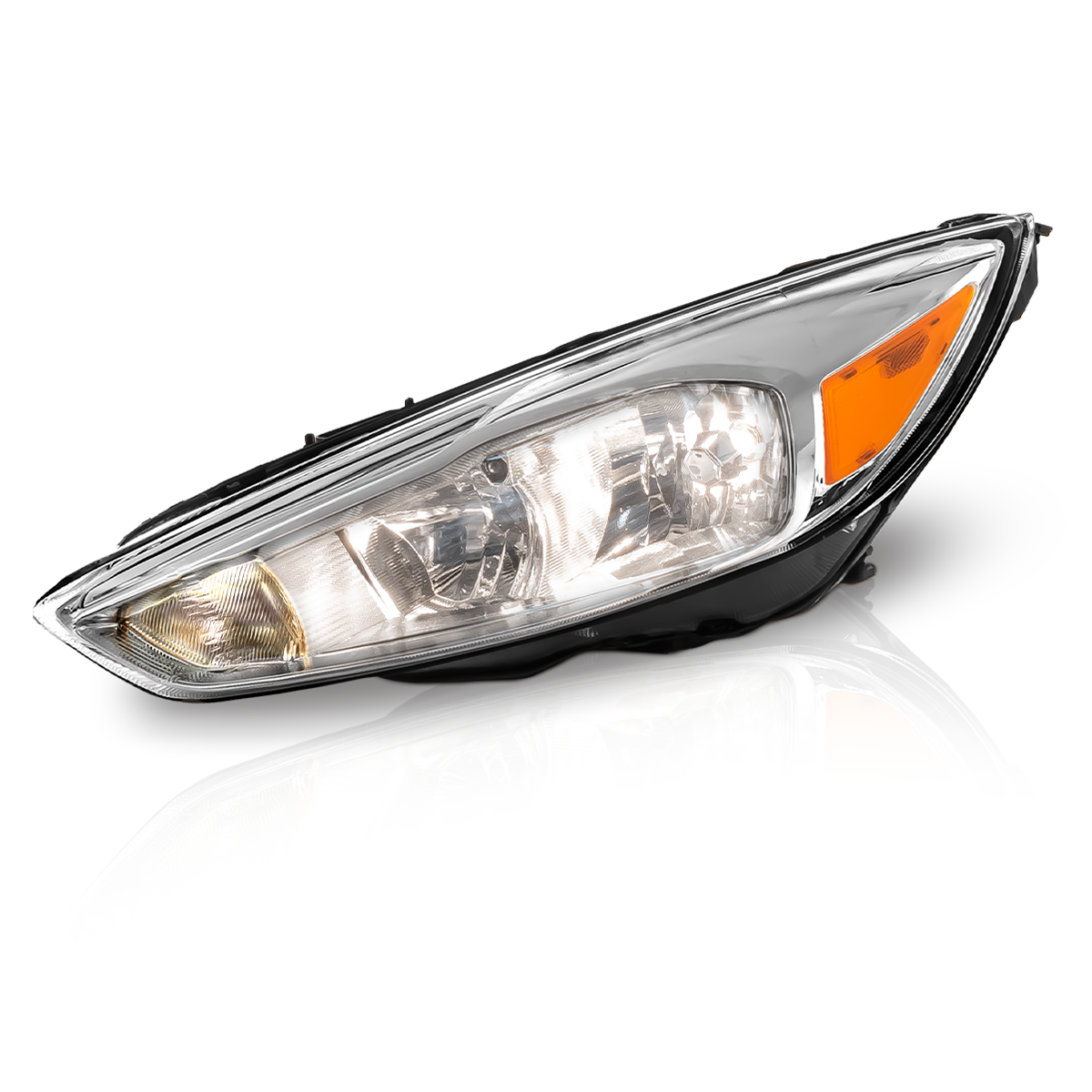 Faro Focus 15-16 cromo izquierdo