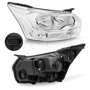 Faro transit van 14-16 cromo derecho