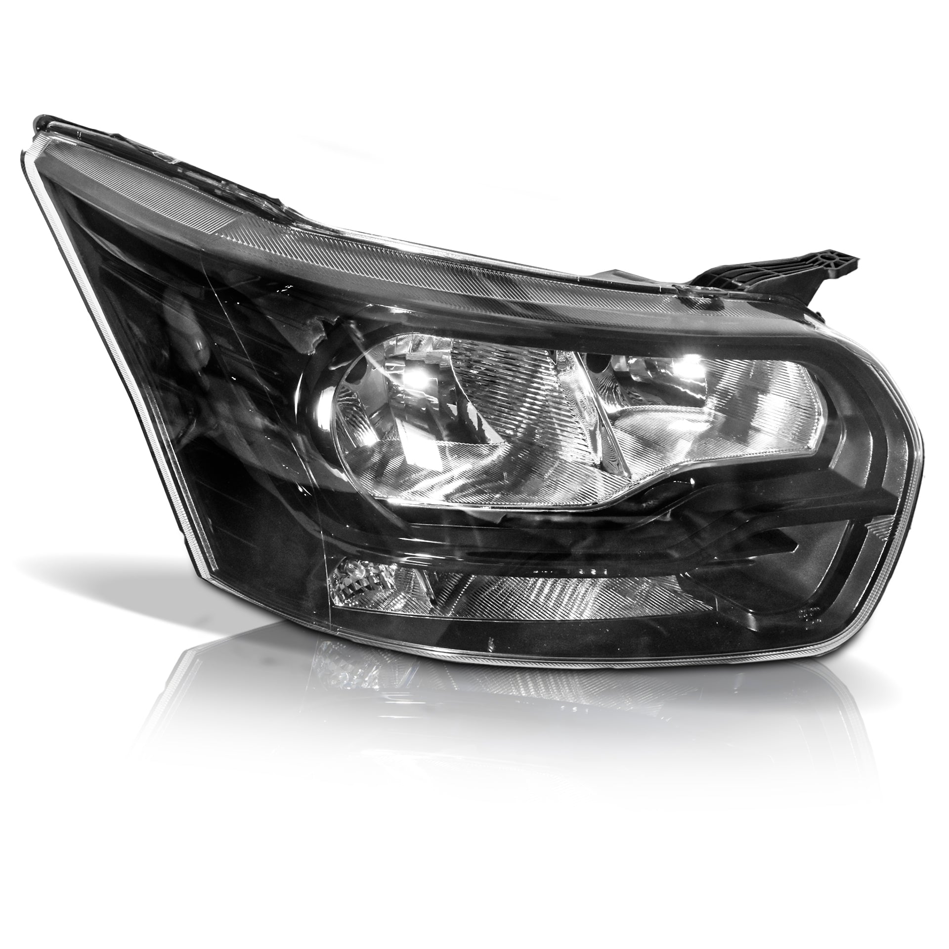 Faro transit van 14-16 negro derecho