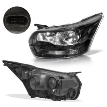 Load image into Gallery viewer, Faro transit van 14-16 negro izquierdo